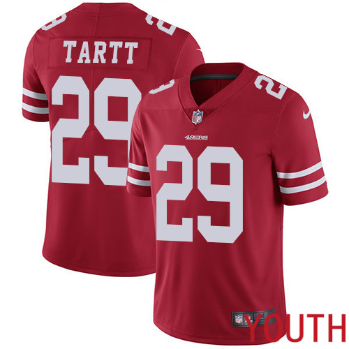 San Francisco 49ers Limited Red Youth Jaquiski Tartt Home NFL Jersey #29 Vapor Untouchable